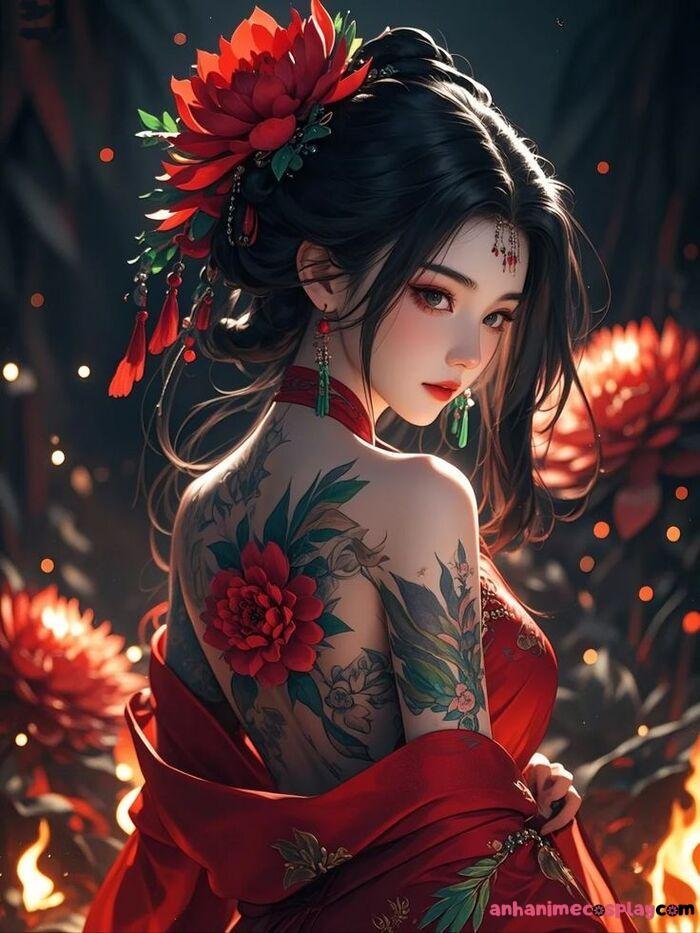 ảnh anime 3d xinh 3k full