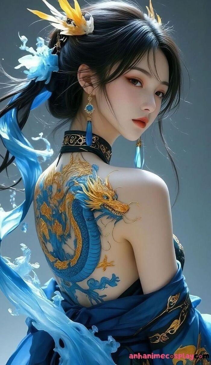 ảnh anime 3d xinh 4k full