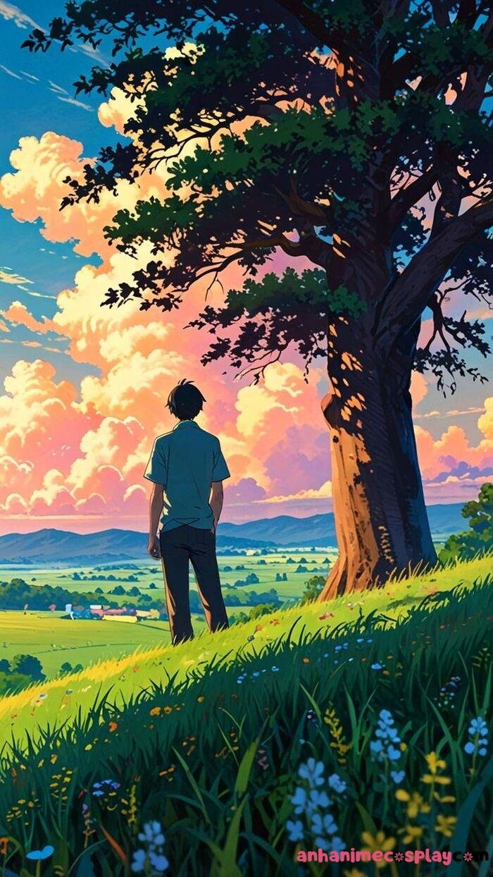 ảnh anime chill 3d