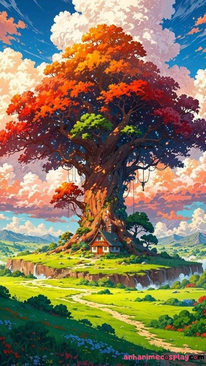 ảnh anime chill chất hd