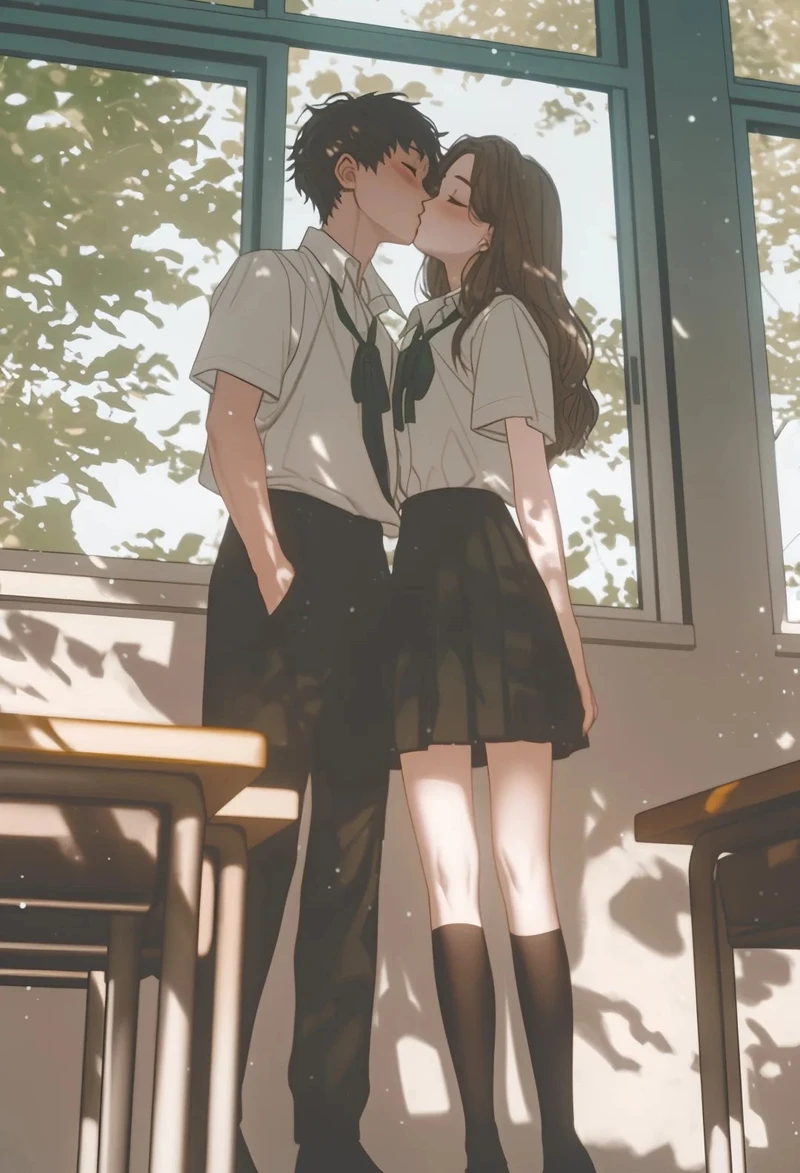 ảnh anime đam mỹ hôn nhau