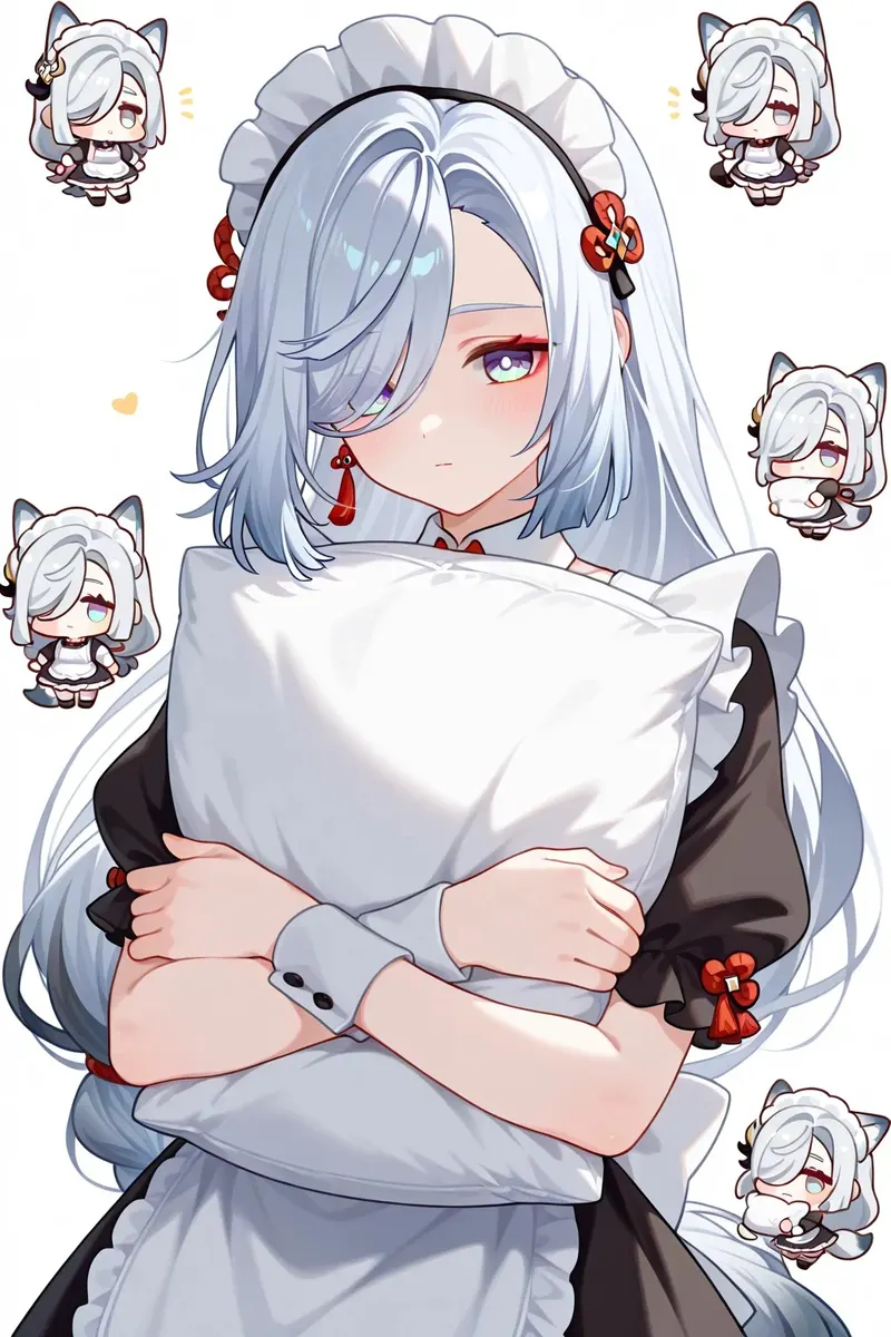 ảnh anime hầu gái mèo