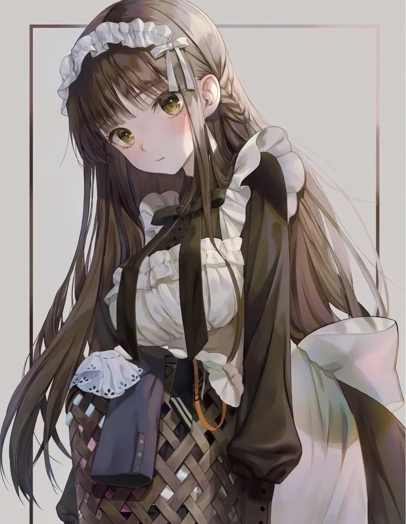 ảnh anime hầu gái nữ