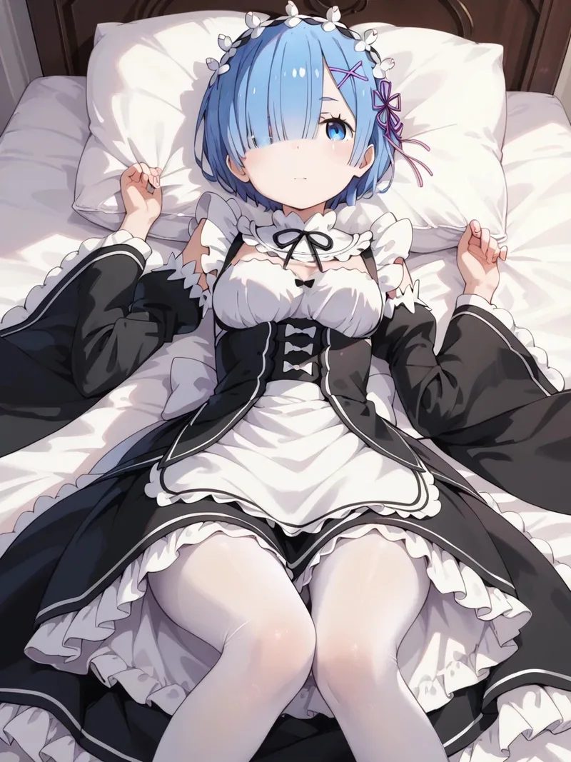 ảnh anime hầu gái rem ghensin