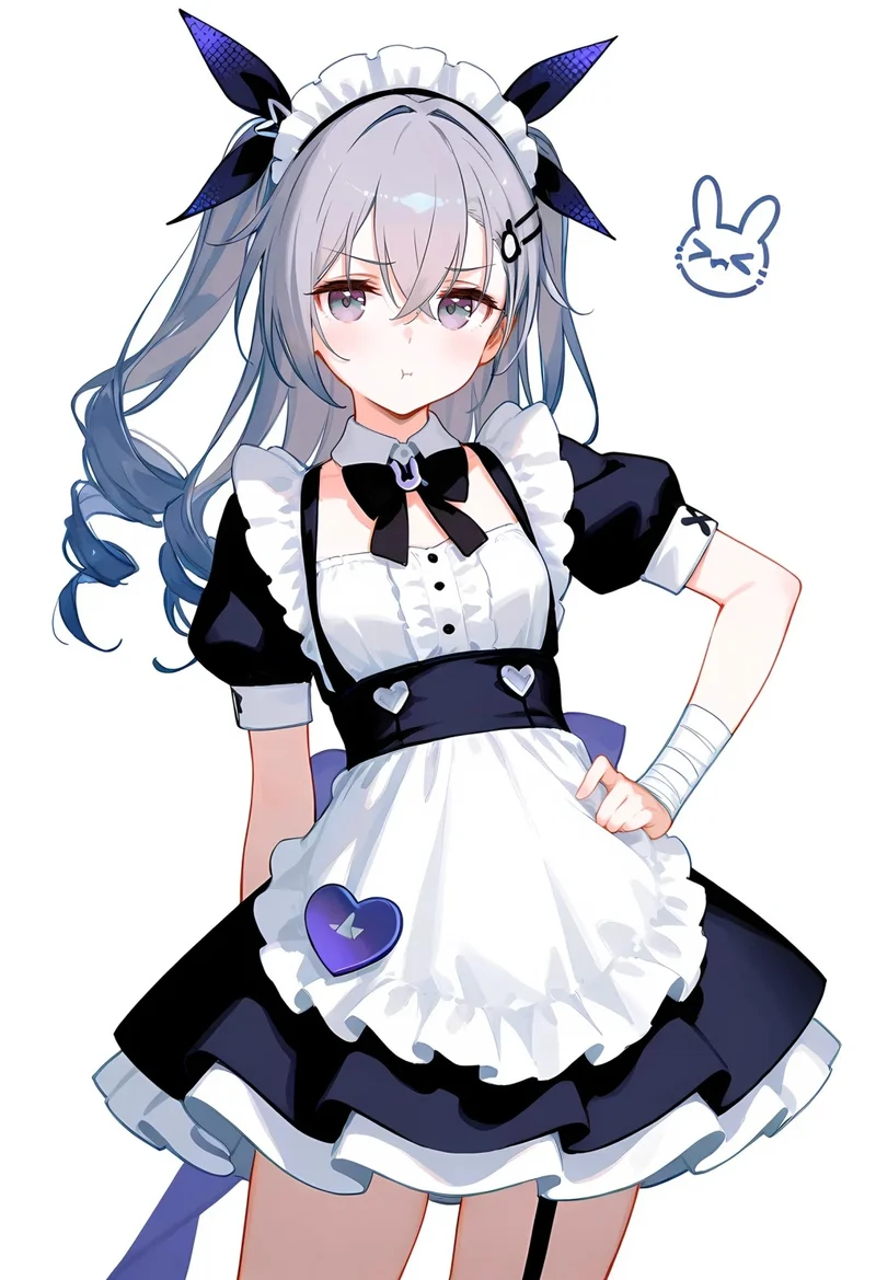 ảnh anime hầu gái xinh