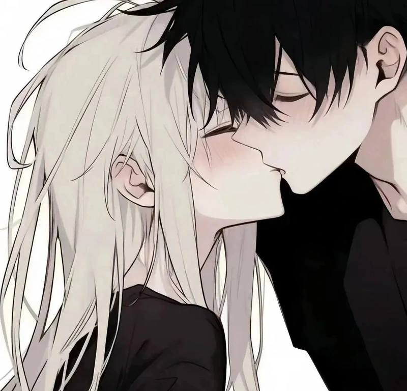 ảnh anime hôn nhau 8k