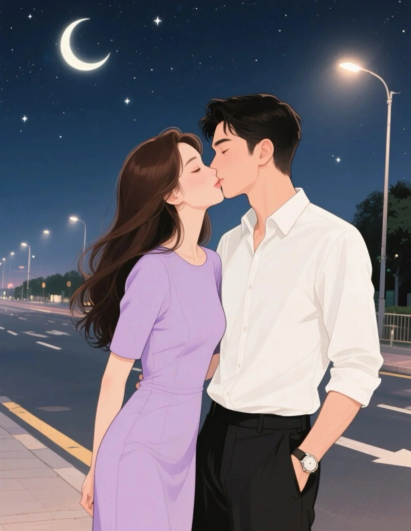 ảnh anime hôn nhau dươi strawng