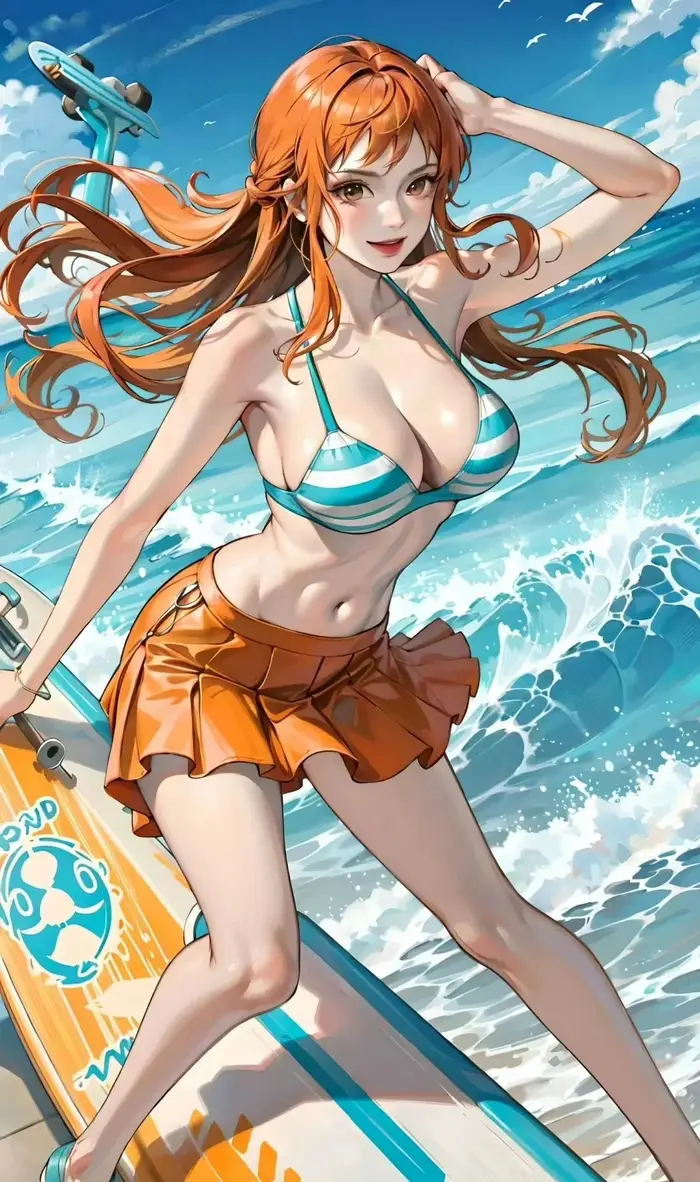 ảnh anime mặc bikini nami
