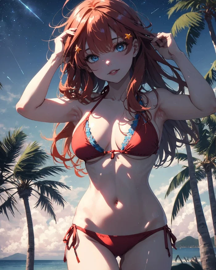 ảnh anime mặc bikinin