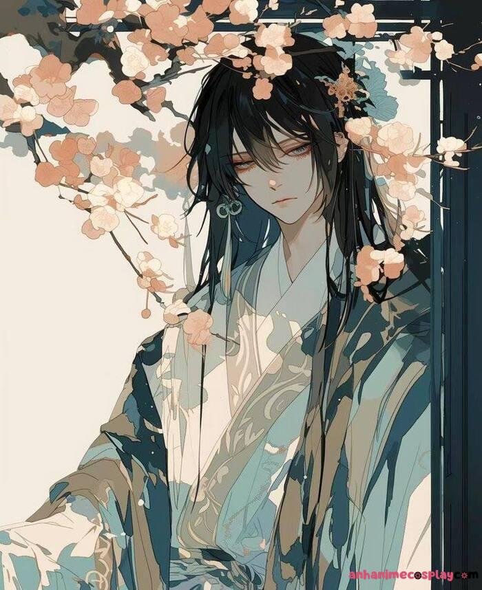 ảnh anime nam cổ trang pinterest đẹp