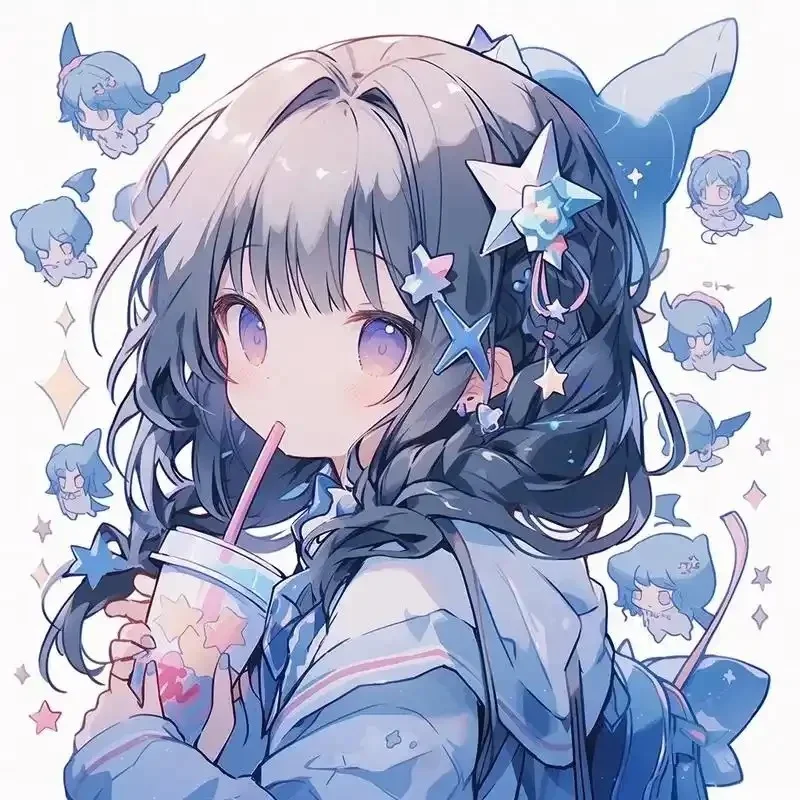 ảnh anime nữ cute đơn giản