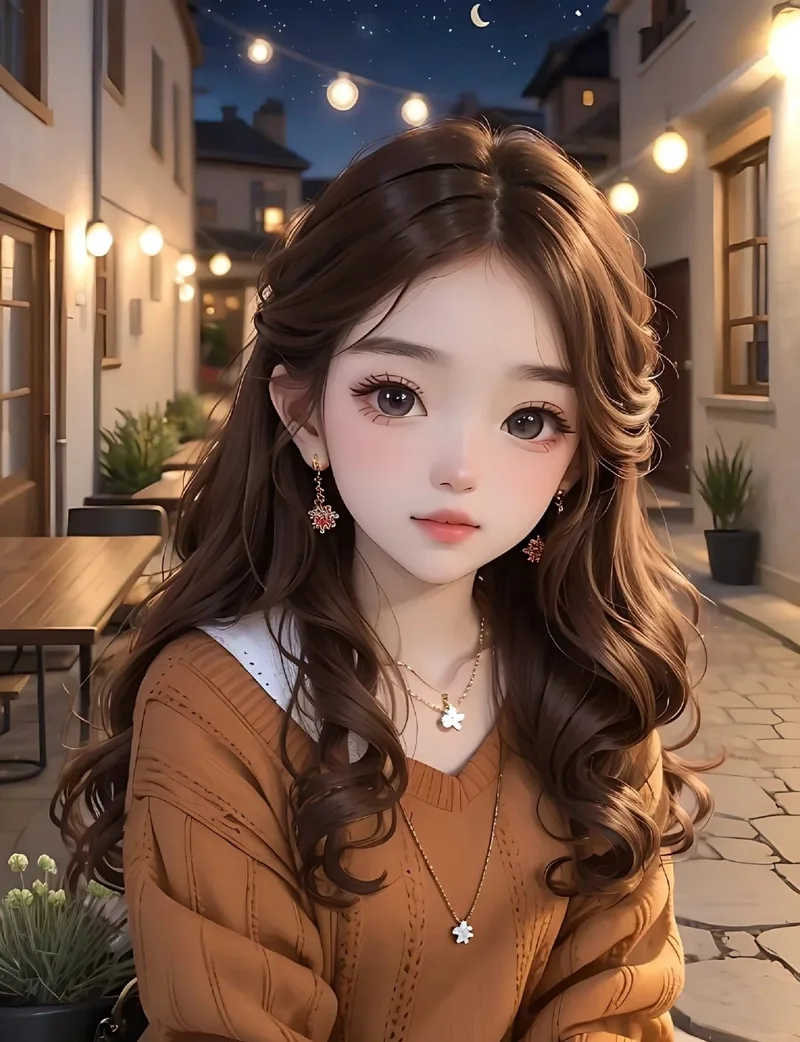 ảnh anime nữ cute hơi ngầu