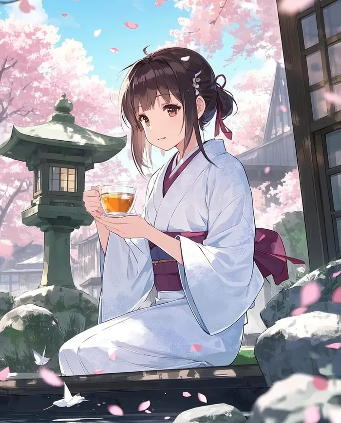 anh anime nữ cute