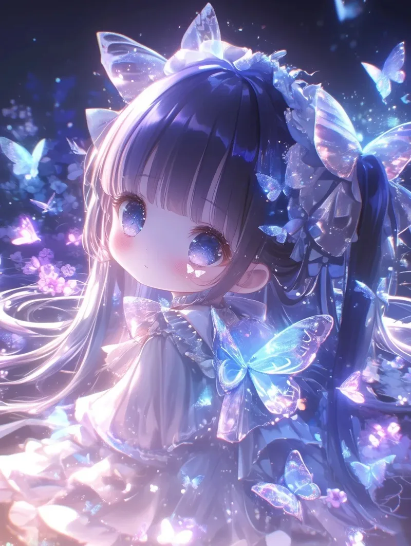 ảnh anime to tròn 3d đpẹ