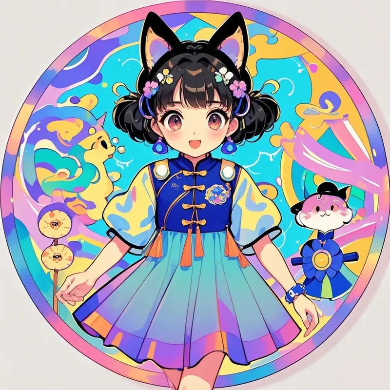 ảnh anime to tròn viền thanh lịch
