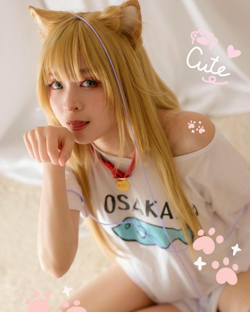 ảnh cosplay mèo đáng yêu