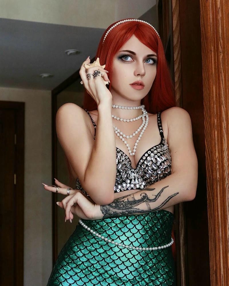 ảnh cosplay nàng tiên cá xinh