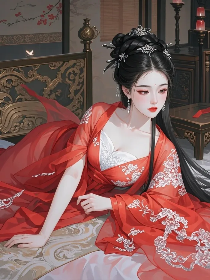 ảnh gái anime mlem mac do co trang