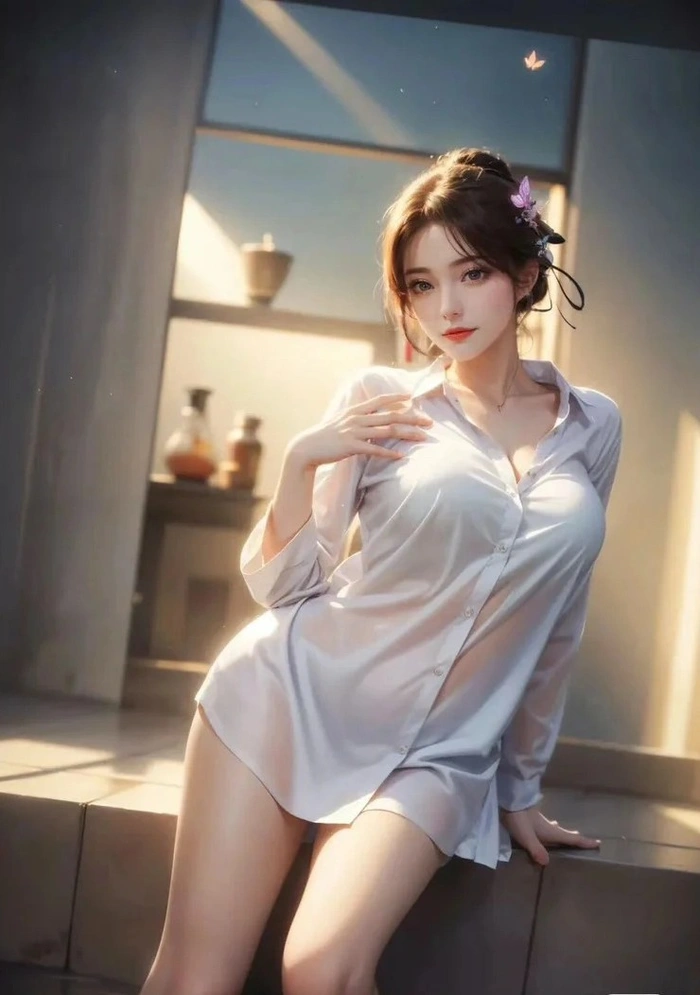 ảnh gái anime mlem mặc hở hang