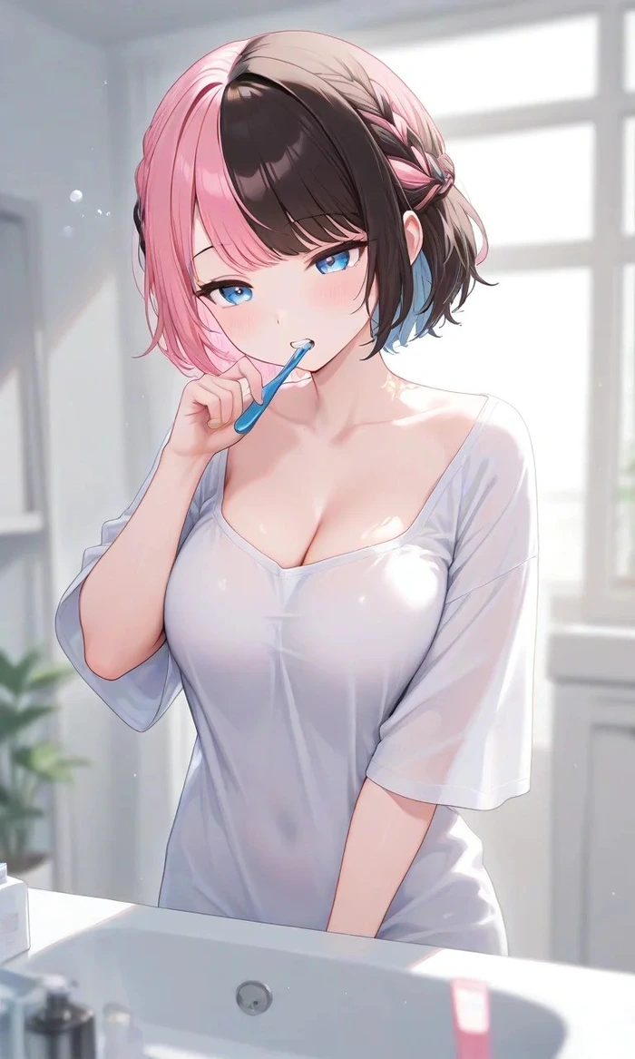 ảnh gái anime mlem ngực to tròn