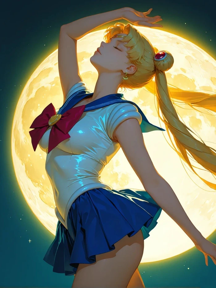 ảnh gái anime mlem thuỷ thủ mặt trăng