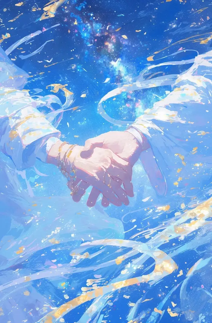 ảnh nắm tay anime vô tư