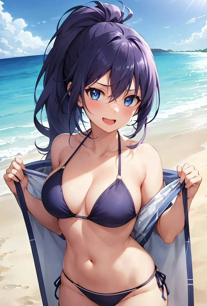 anime nữ mặc bikini