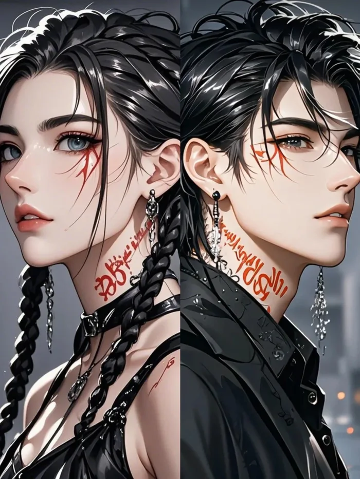 cặp anime ngầu