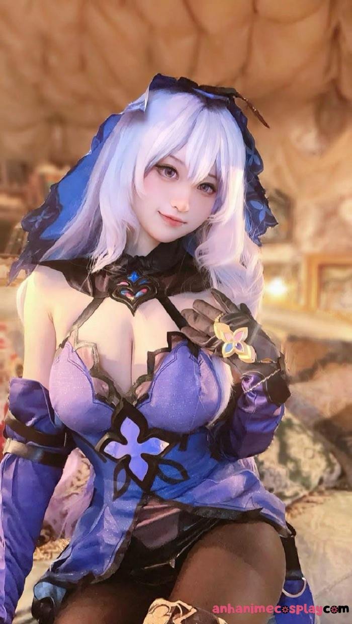 cosplay cute tóc tím