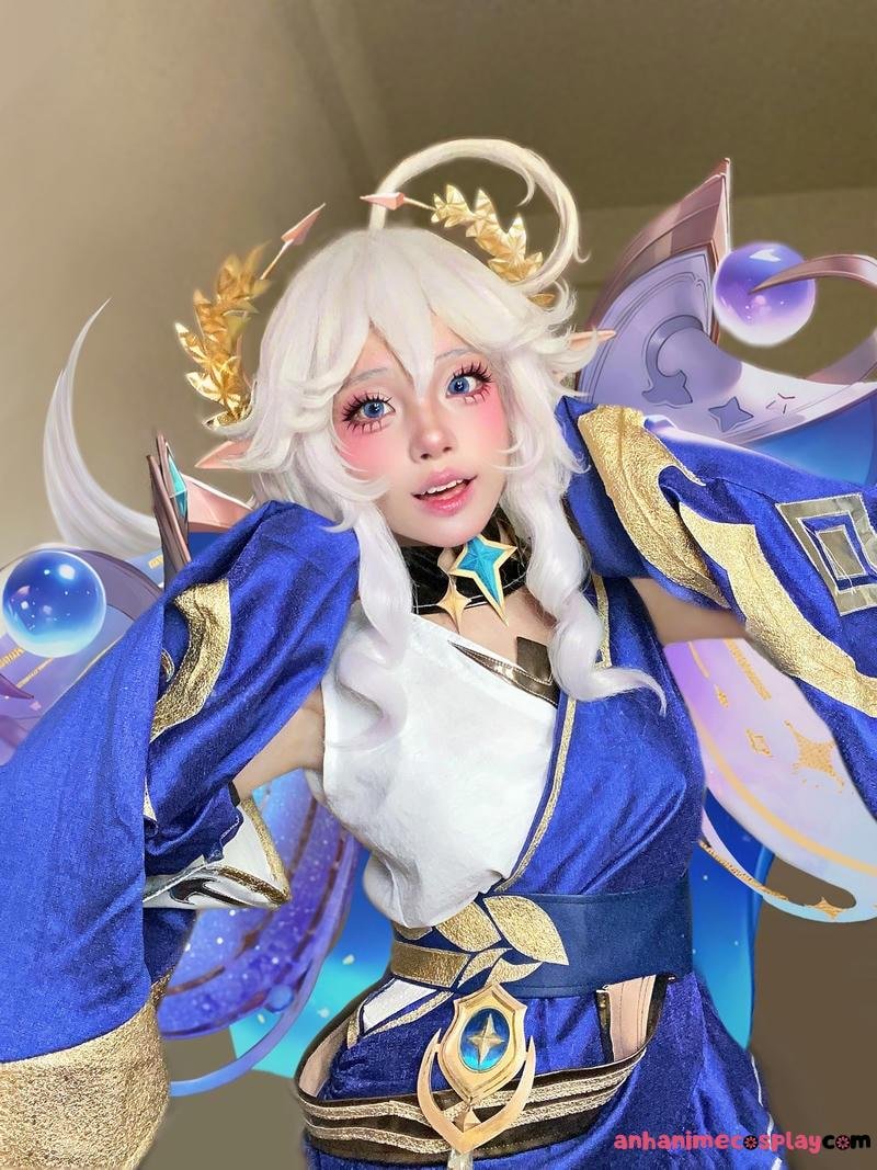 cosplay liên quân tóc trắng