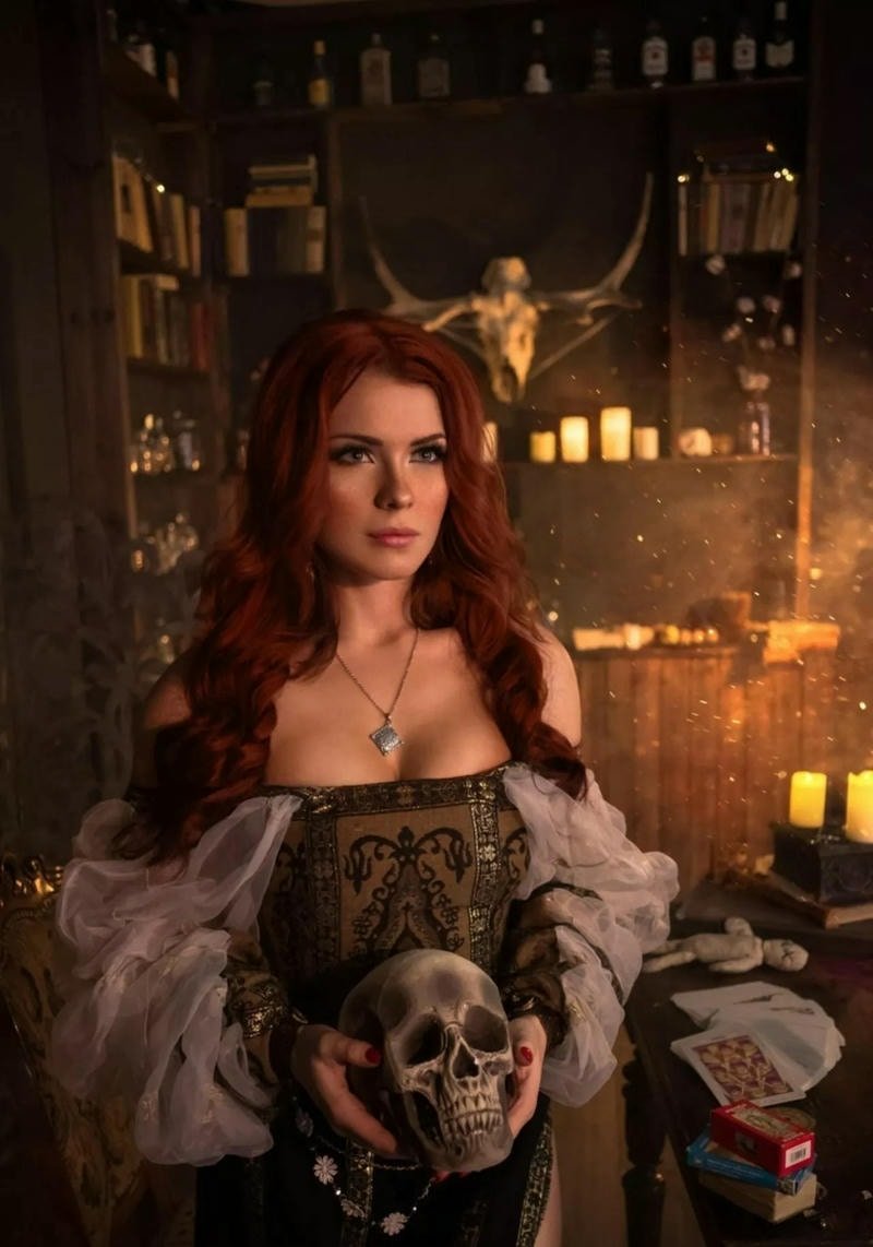 cosplay phù thủy ẩn mình