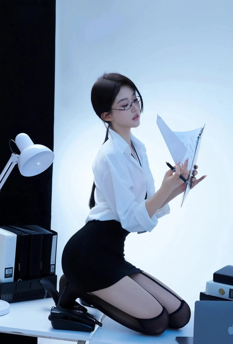 cosplay thư ký duyên dáng