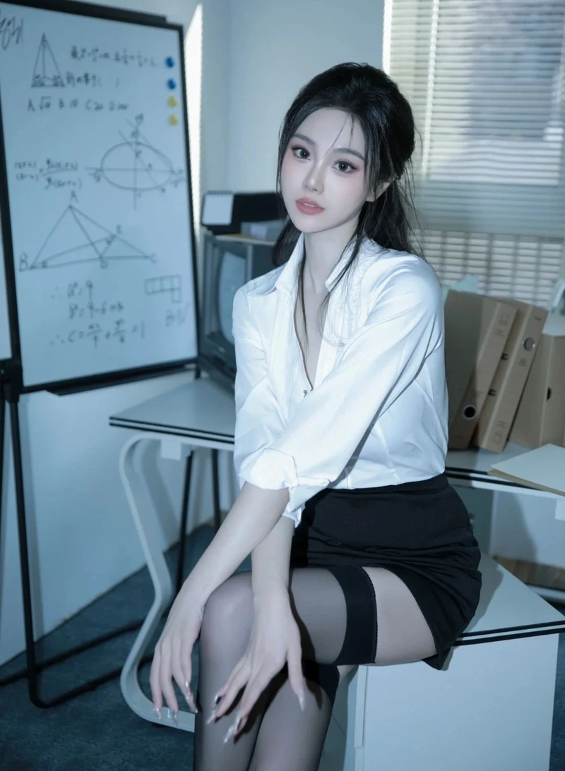 cosplay thư ký mềm mại