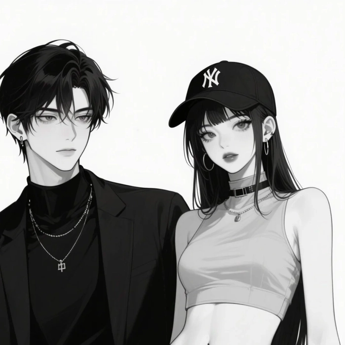 hình ảnh anime cặp đôi ngầu