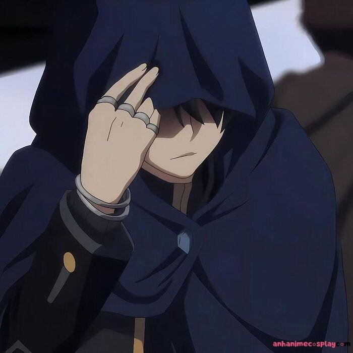 hình ảnh anime che mặt boy