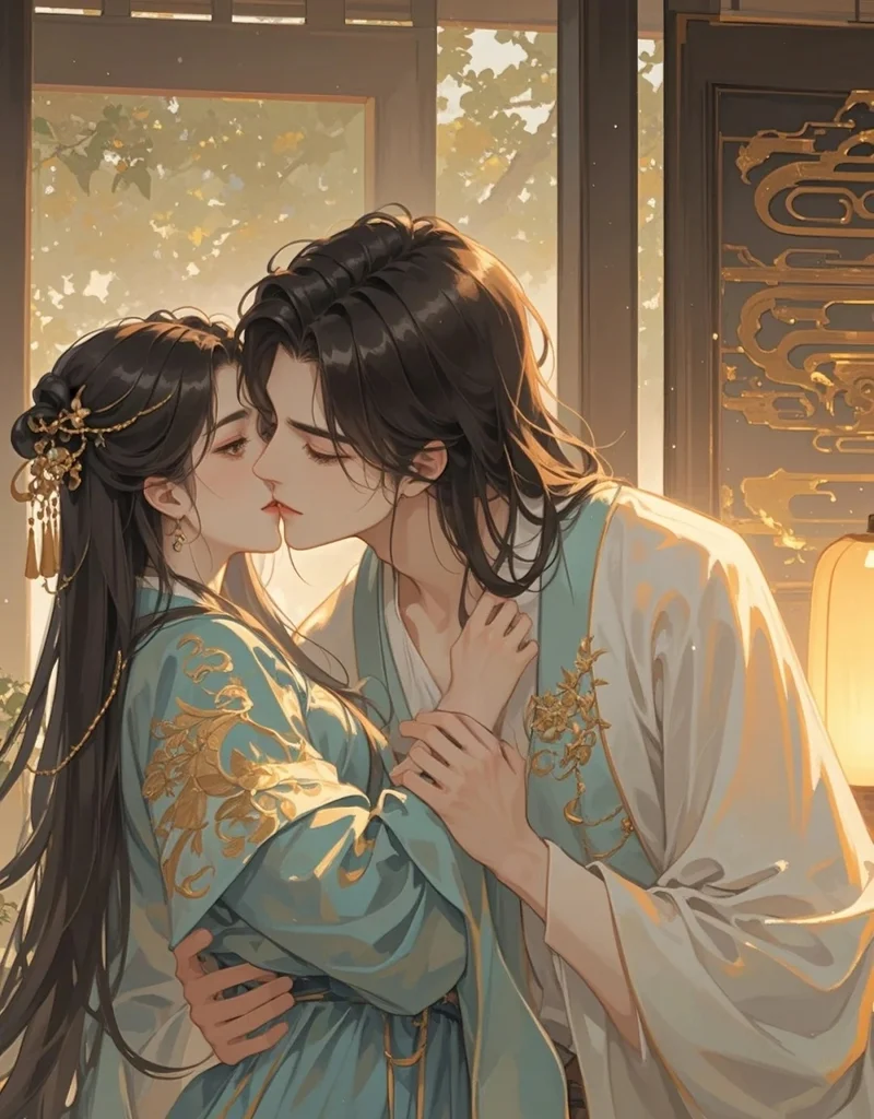 hình ảnh anime hôn nhau đẹp