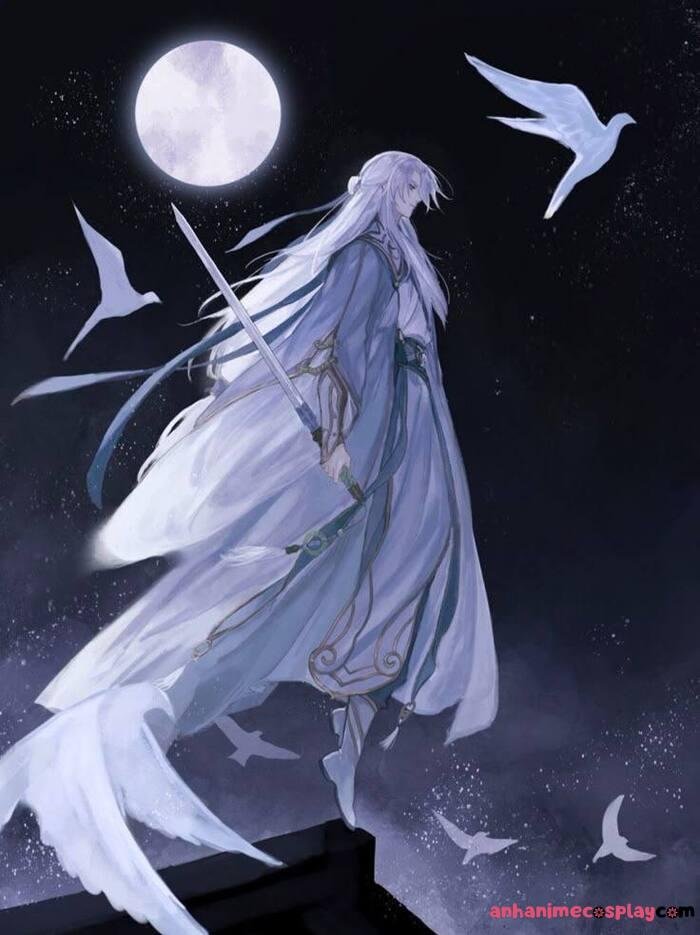 hình ảnh anime nam cổ trang full hd