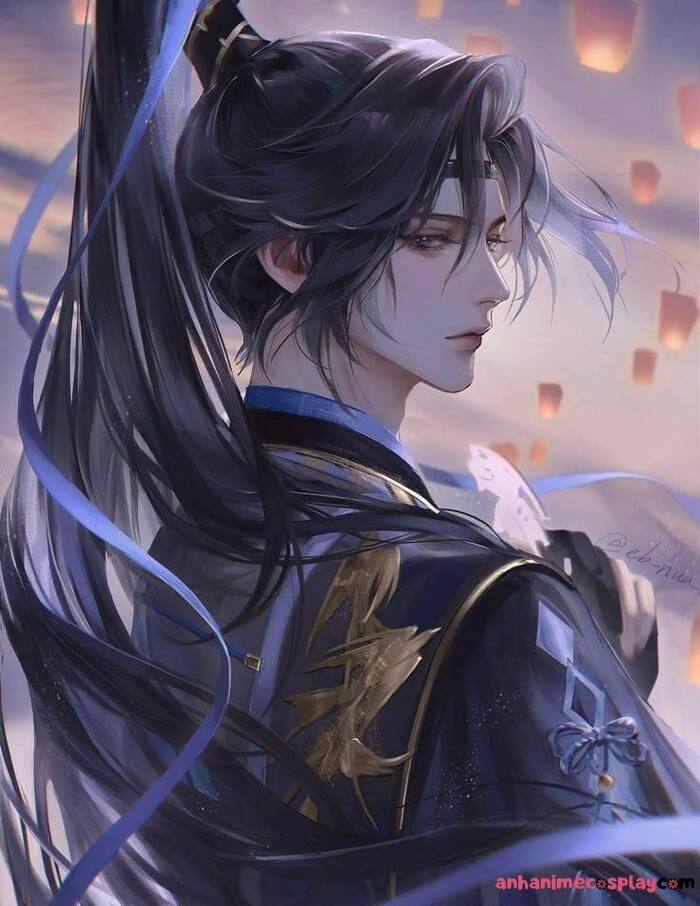 hình ảnh anime nam cổ trang pinterest chất buồn