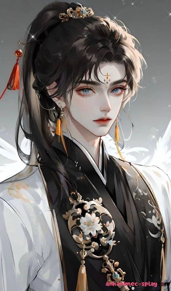 hình ảnh anime nam cổ trang pinterest