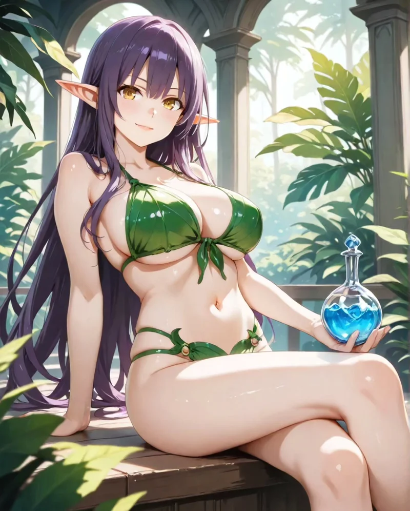 hình ảnh anime nữ quyến rũ mát mẻ