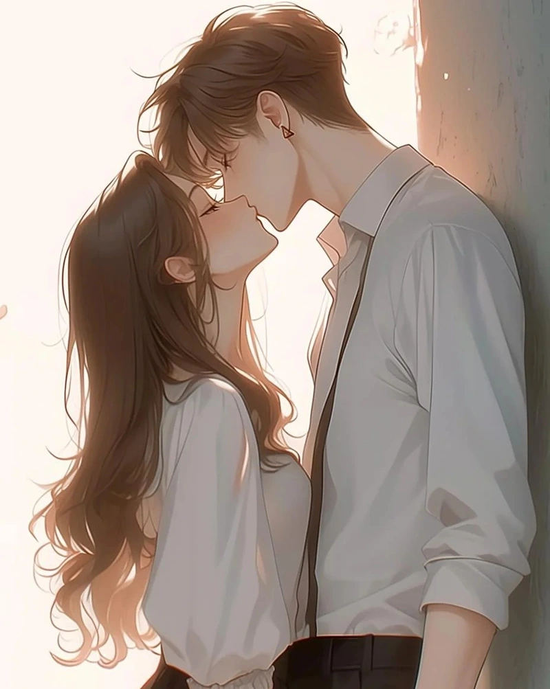 hinh anime hon nhau