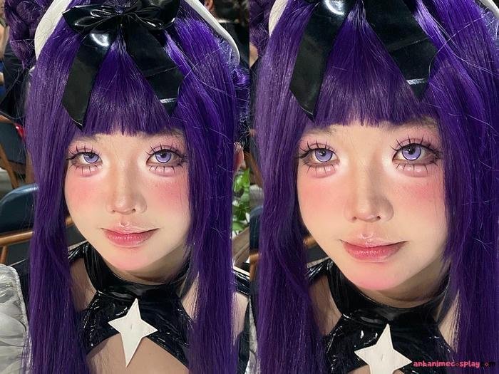 mai phương cosplay tóc tím