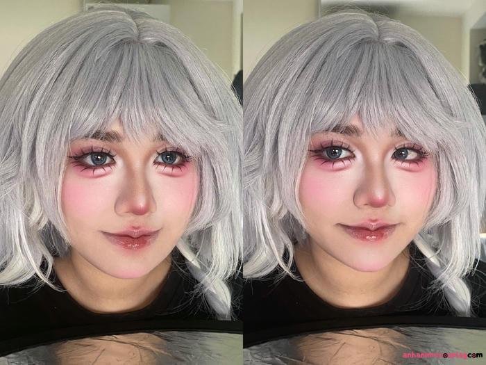 mai phương cosplay tóc trắng