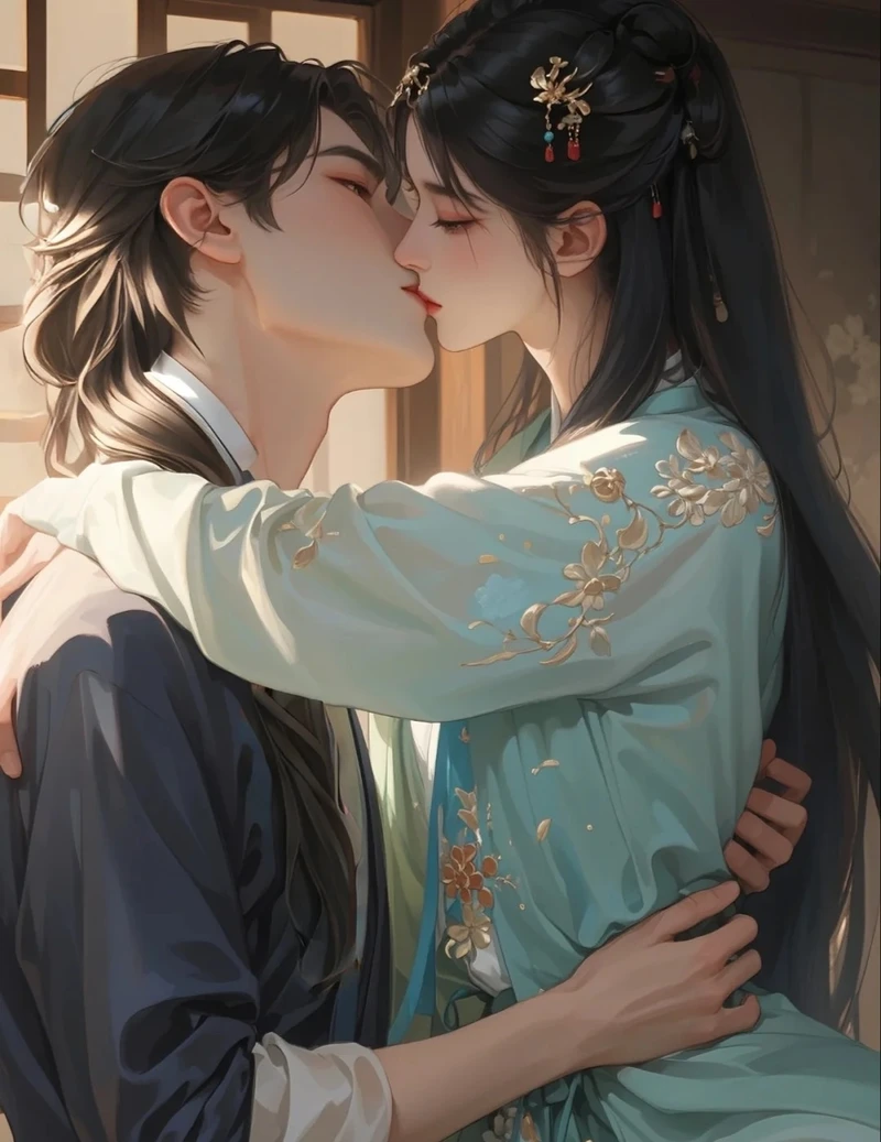 những hình ảnh anime hôn nhau