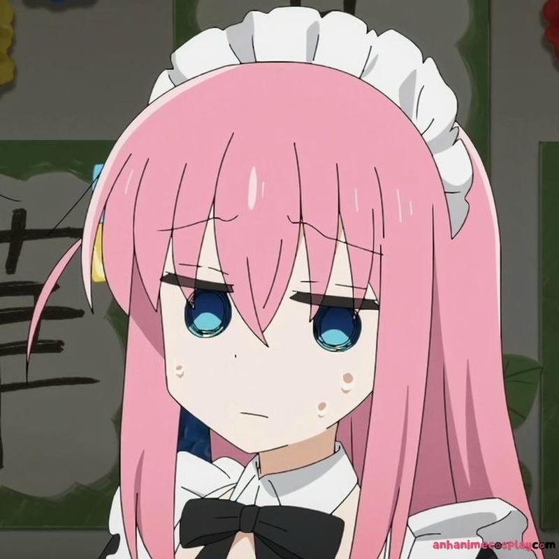 ảnh Bocchi Hitori hầu gái