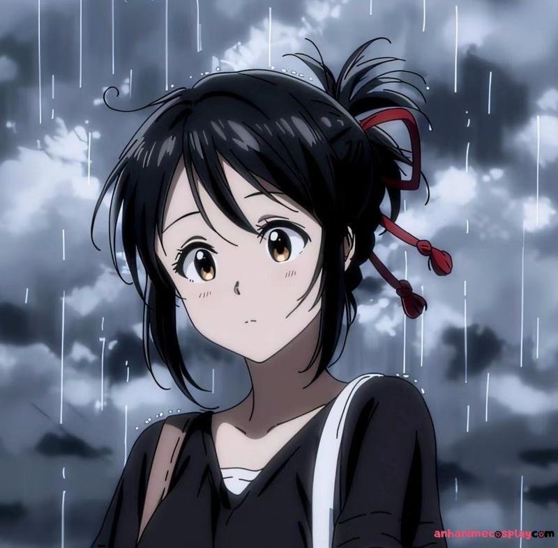 ảnh Mitsuha Miyamizu mưa