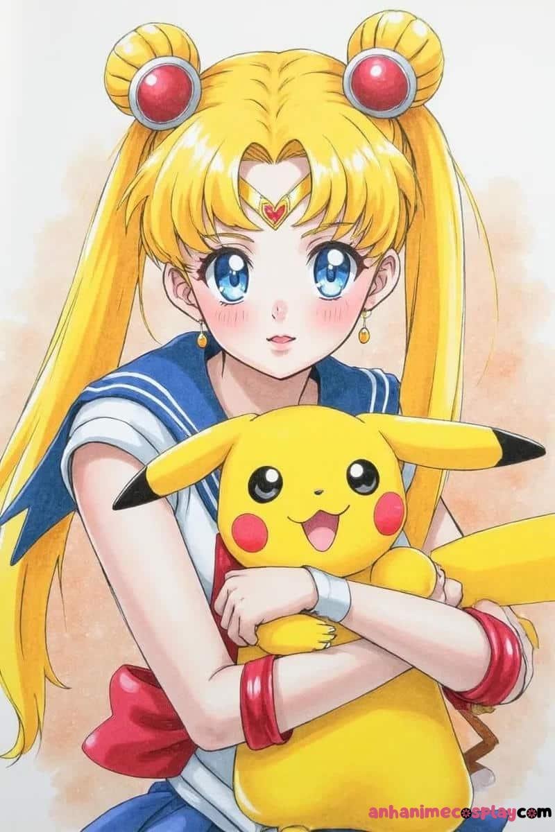 ảnh Usagi Tsukino cute đáng iu