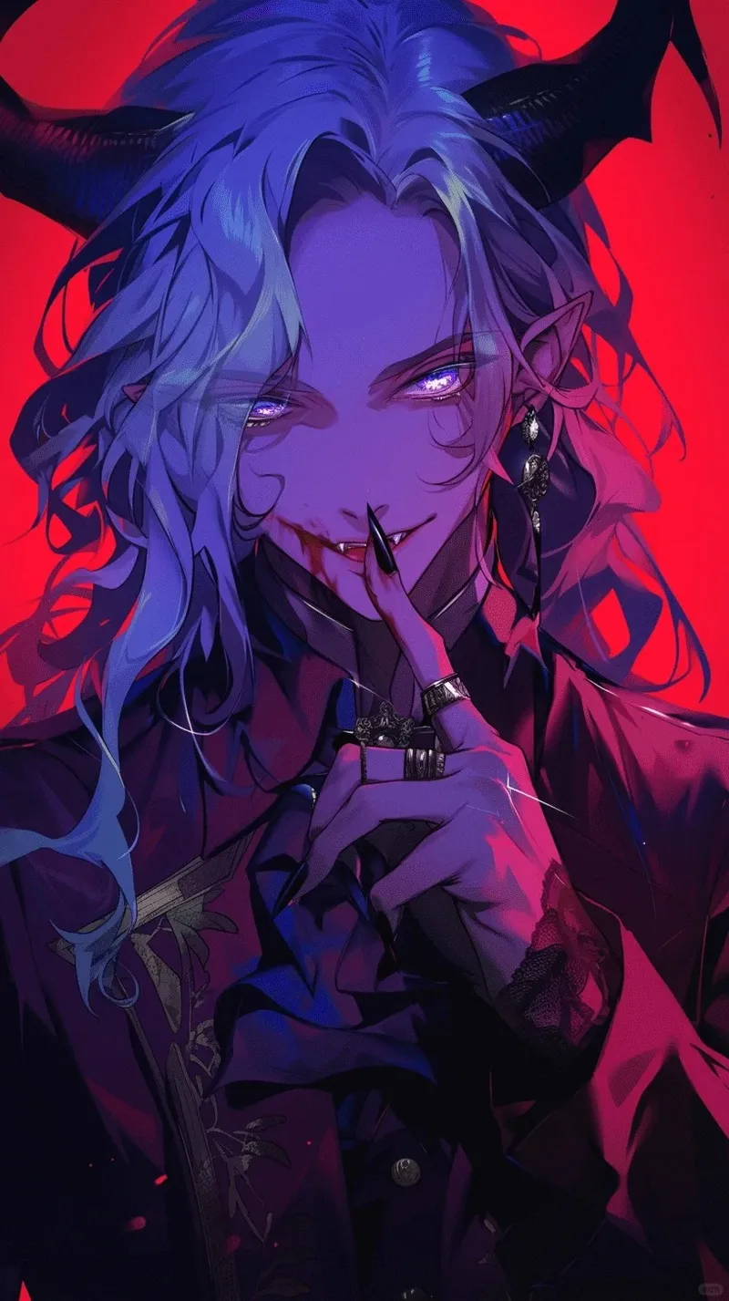 ảnh anime ác quỷ ngầu lòi