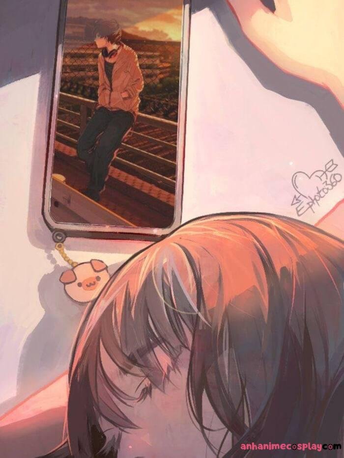 ảnh anime buồn về tình yêu hd