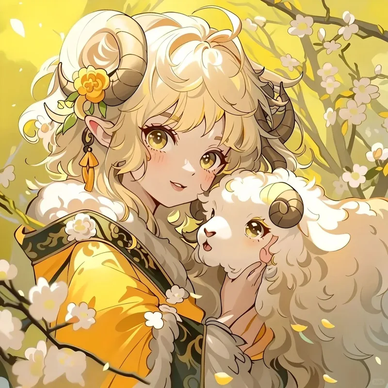 ảnh anime cung bạch dương ngầu